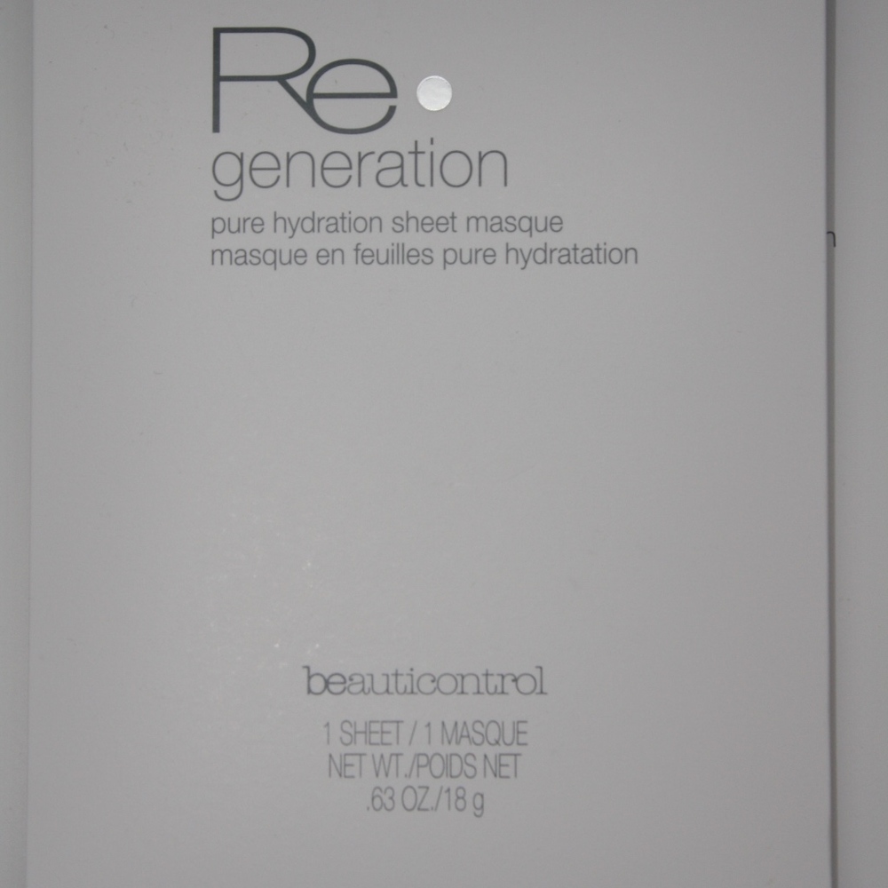 Beauticontrol Regeneration Pure Hydration Sheet Ma